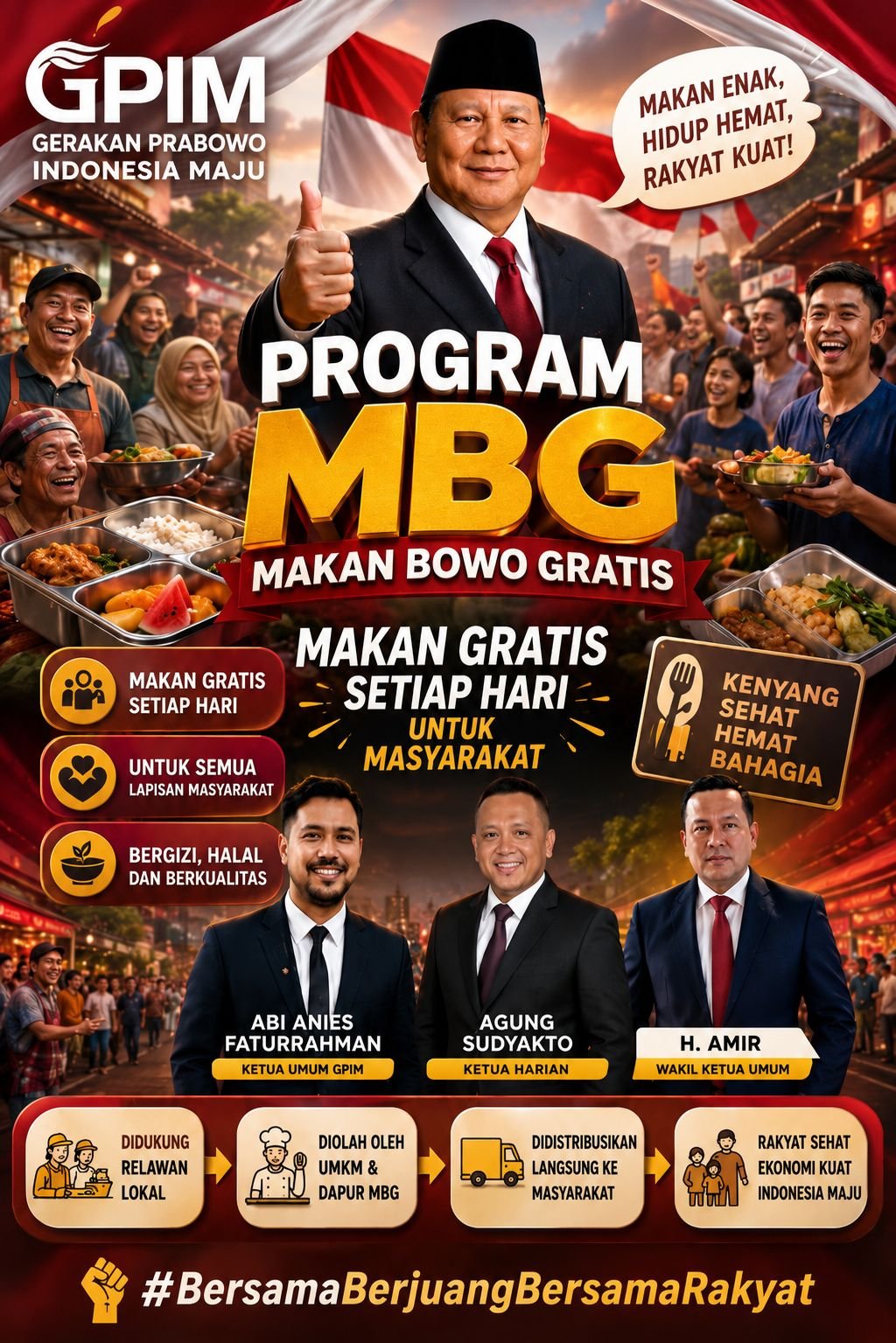 GPIM Sosialisasikan Program MBG (Makan Bowo Gratis) untuk Mendukung Kesejahteraan Masyarakat