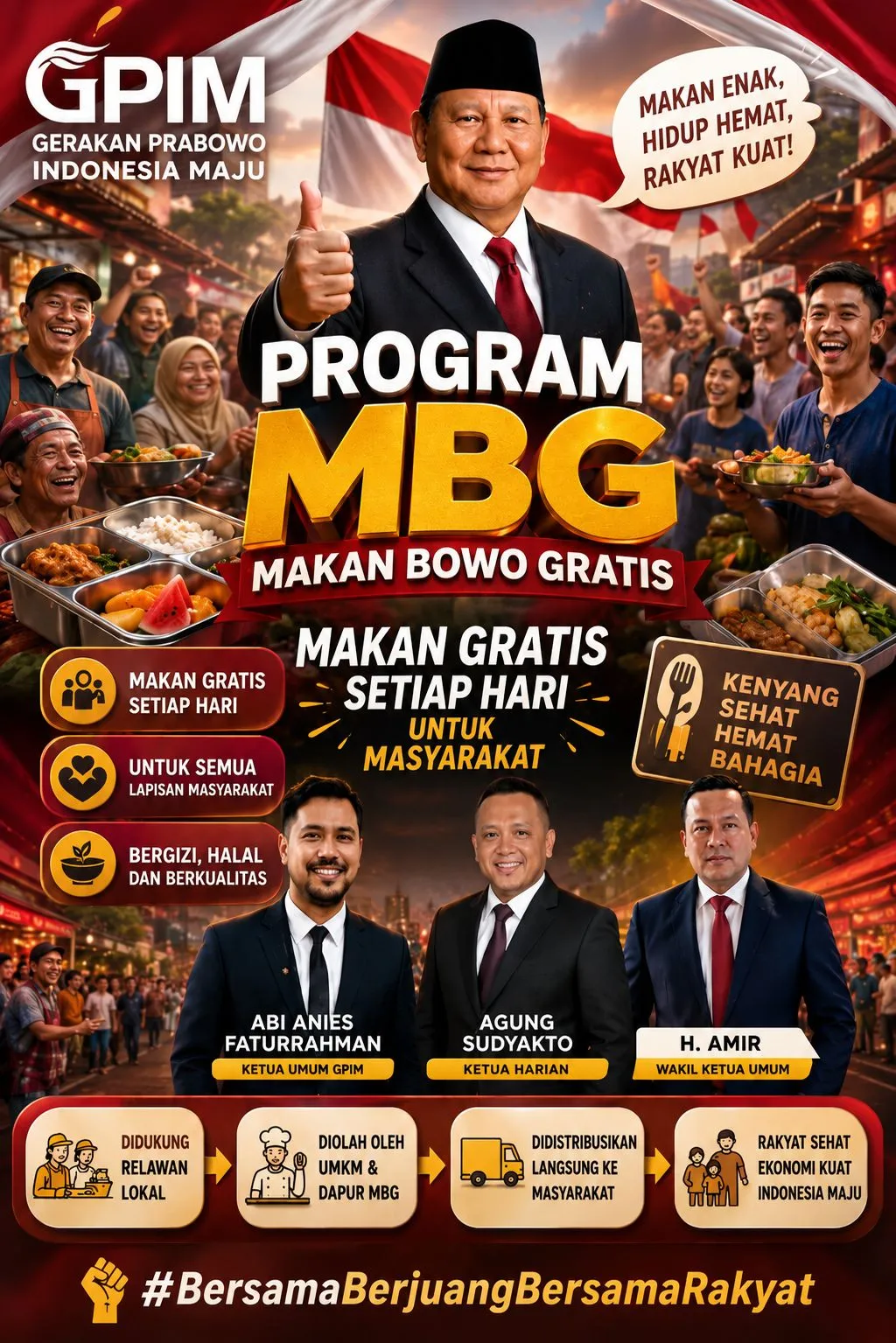 GPIM Sosialisasikan Program MBG (Makan Bowo Gratis) untuk Mendukung Kesejahteraan Masyarakat