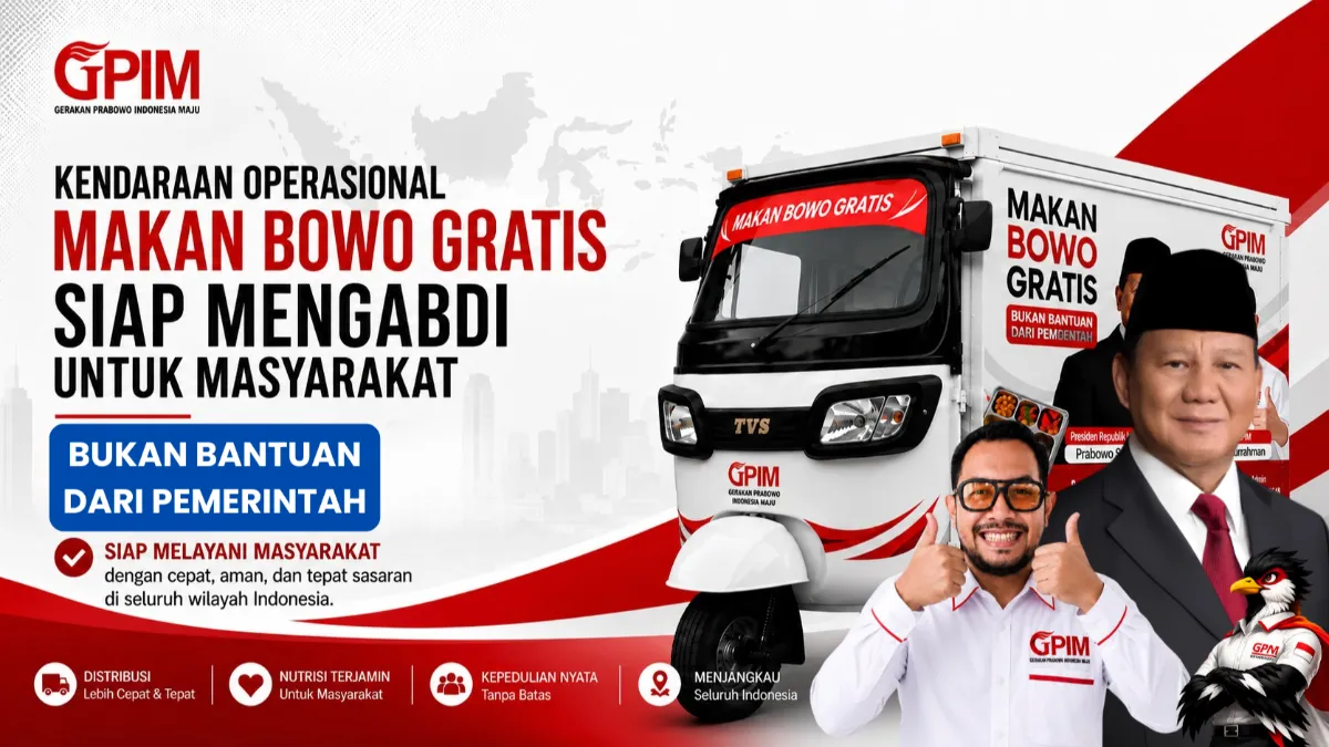 GPIM Perkenalkan Kendaraan Operasional Makan Bowo Gratis, Siap Menjangkau Masyarakat di Seluruh Indonesia